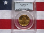 1984-W $10 Olympic MS70